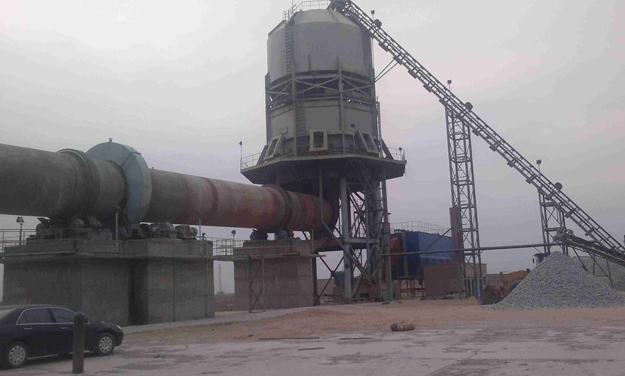 山東青島日產(chǎn)600噸石灰回轉(zhuǎn)窯生產(chǎn)線