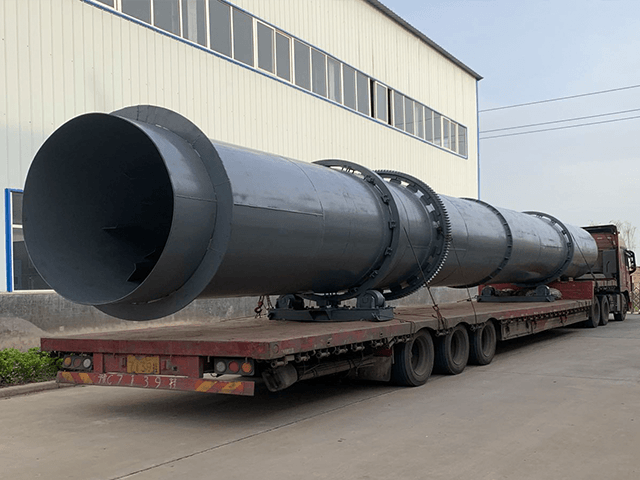 小型滾筒烘干機發貨